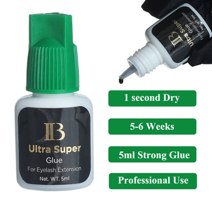 IB Super Plus – Lash Glue – Fast-Dry, Long-Lasting Professional Adhesive✨