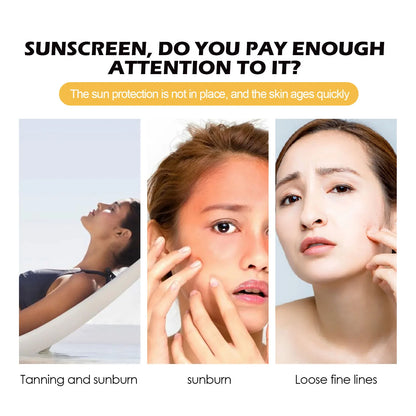 Ginseng Moisturizing Sunscreen – Spf 50 – Antioxidant Uv Protection Cream✨