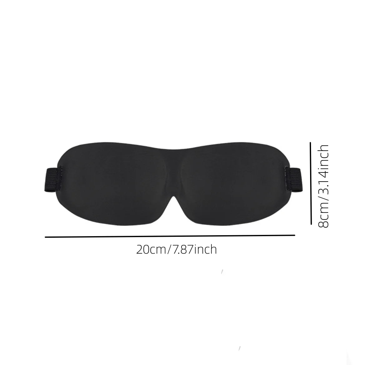 3D Contoured Sleep Mask – 100% Light Blocking Eye Mask😴✨