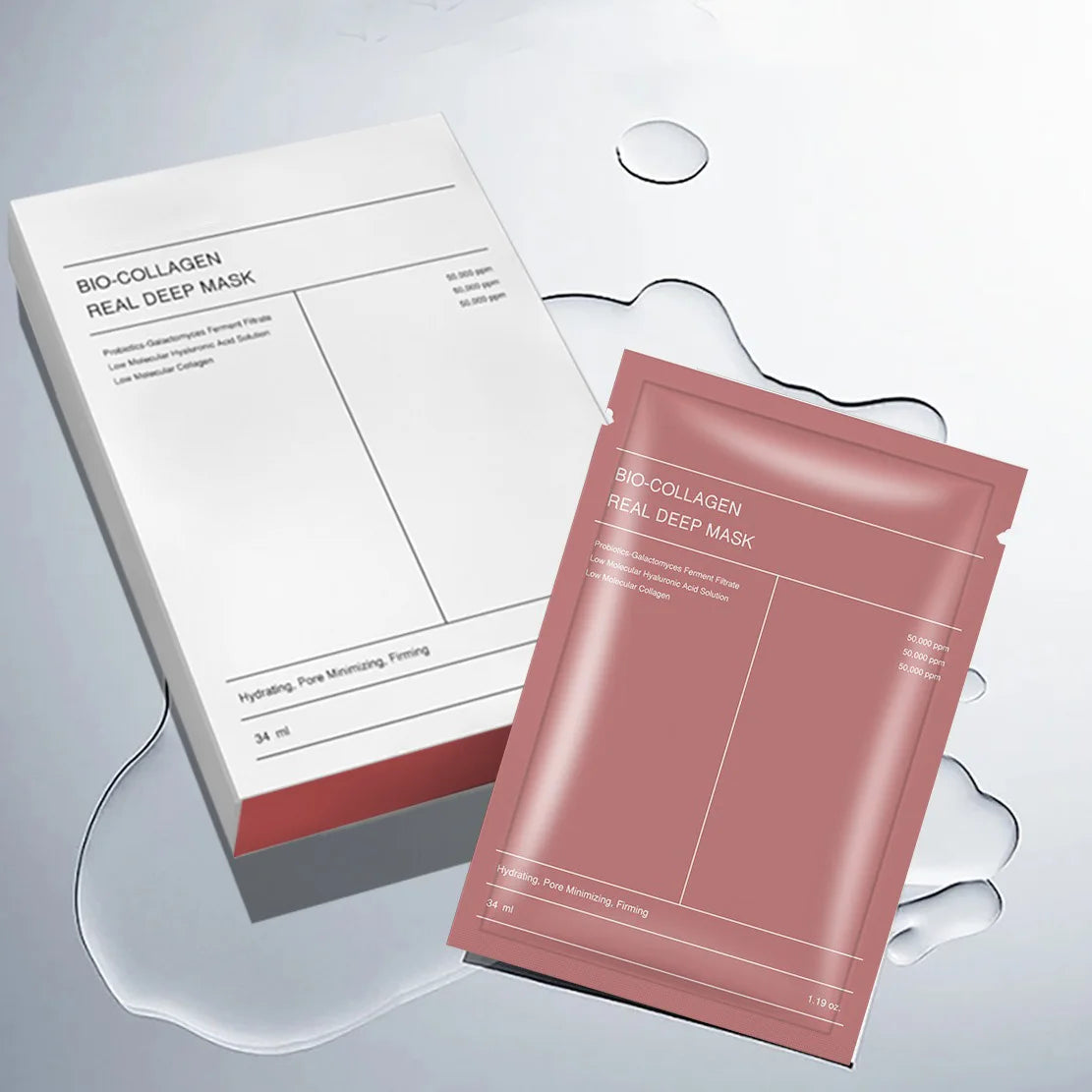 Bio Collagen Face Mask (4 Pcs)✨💧