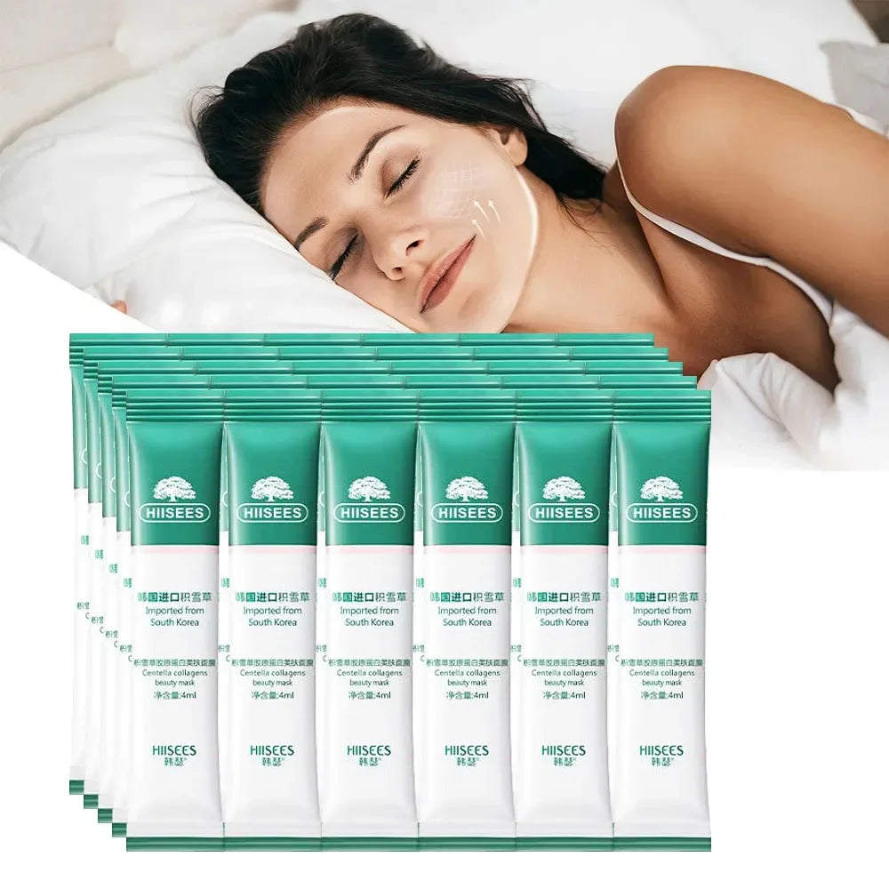 Centella Collagen Sleeping Masks (30pcs) – Anti-Aging & Moisturizing Face Care
