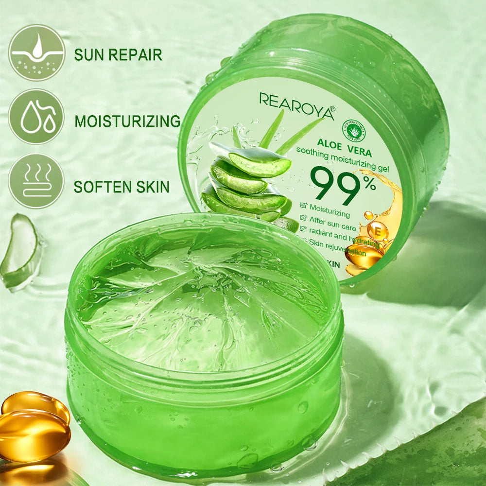 Aloe Vera (99%) – Soothing Gel Cream✨