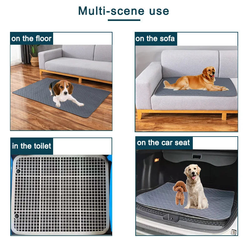 Reusable Dog Pee Pad – Washable Absorbent Puppy Training Mat✨