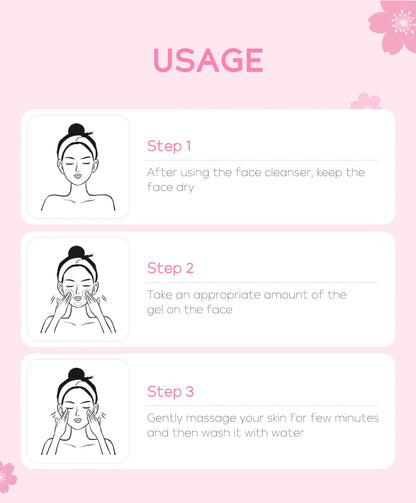 Cherry Blossom - Peeling Facial Gel (60g)🌸✨