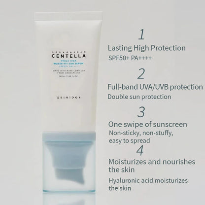 Hyalu-Cica Moisture Cream & SPF50+ Water-Fit Sun Serum – Korean Skincare