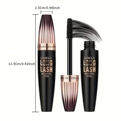 4D Waterproof Mascara – Volumizing, Lengthening & Curling Lash Mascara✨