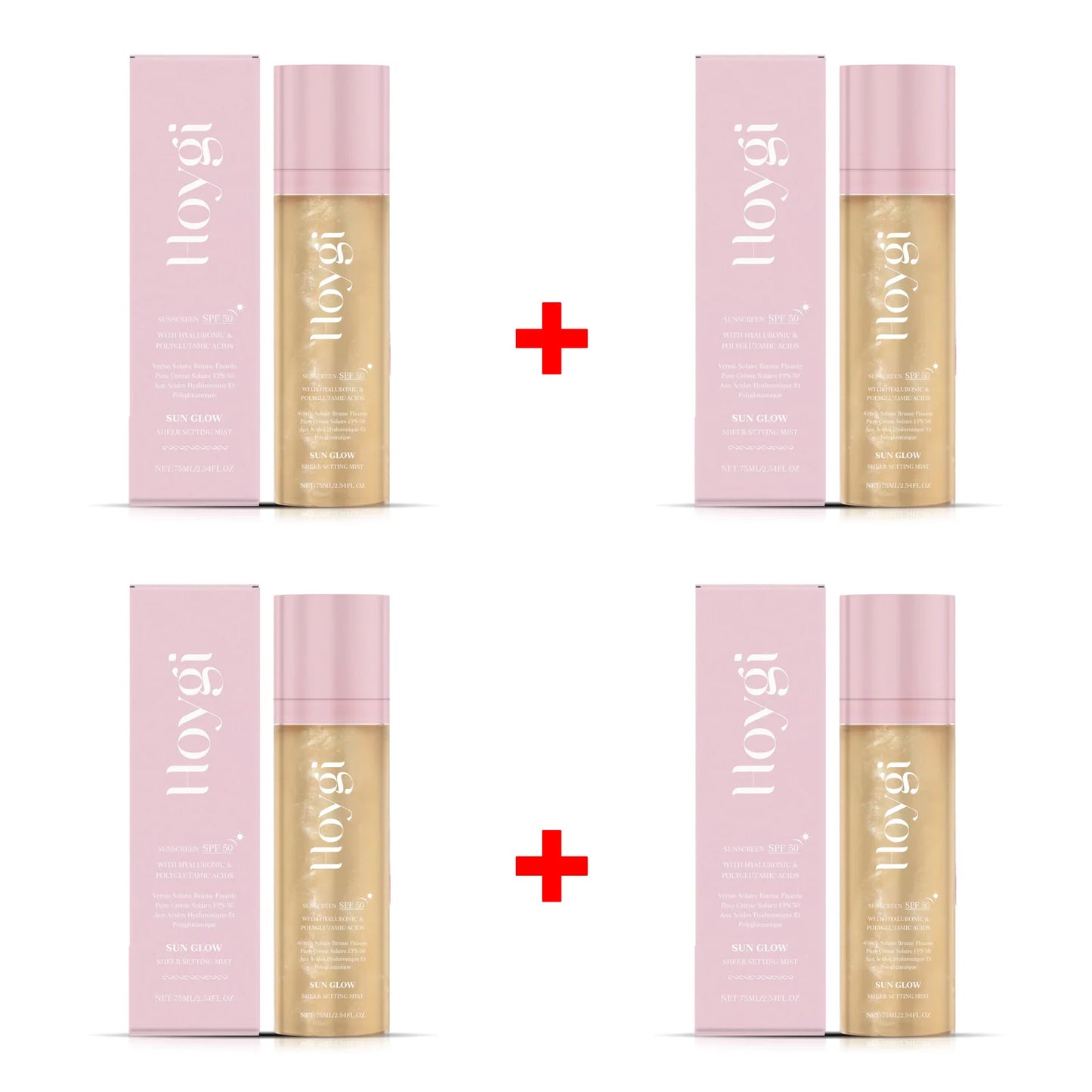 Hoygi SPF 50+ Setting Spray – Matte Oil-Control Makeup Fixer with Waterproof Long-Lasting Sun Protection✨