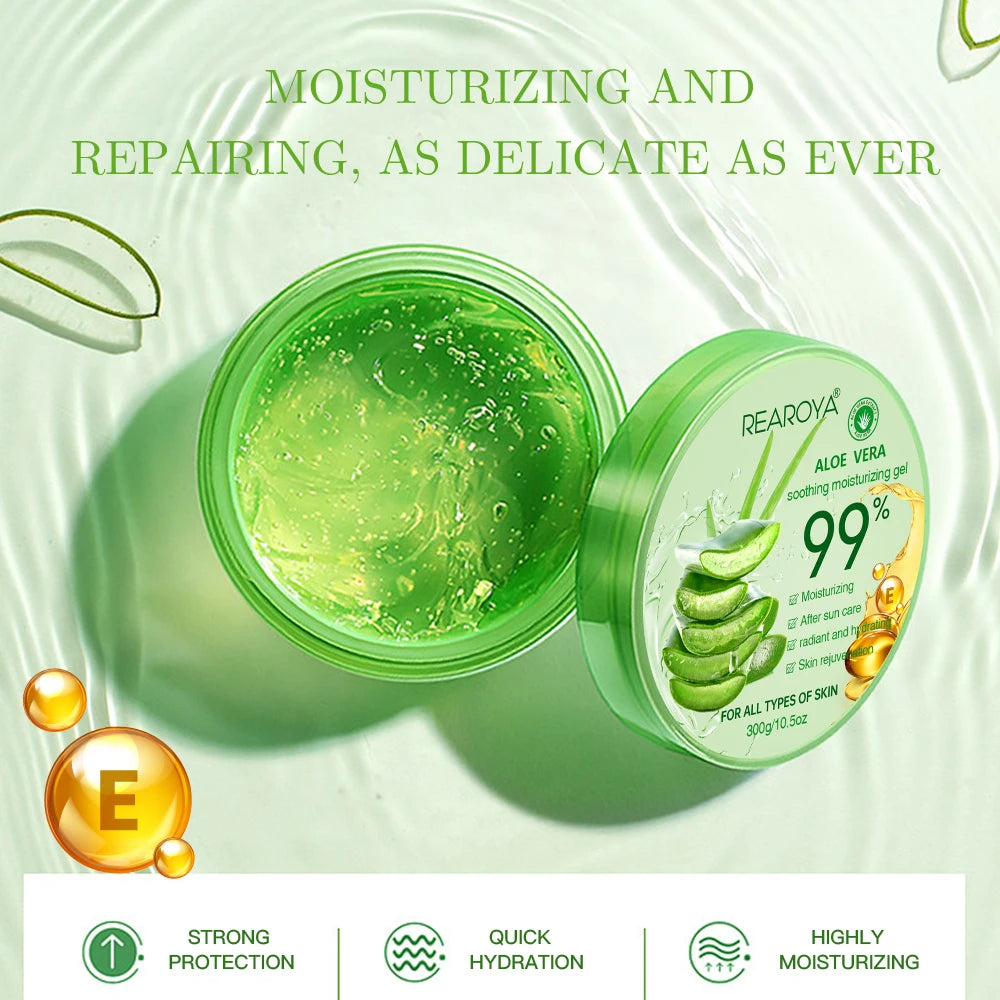 Aloe Vera (99%) – Soothing Gel Cream✨
