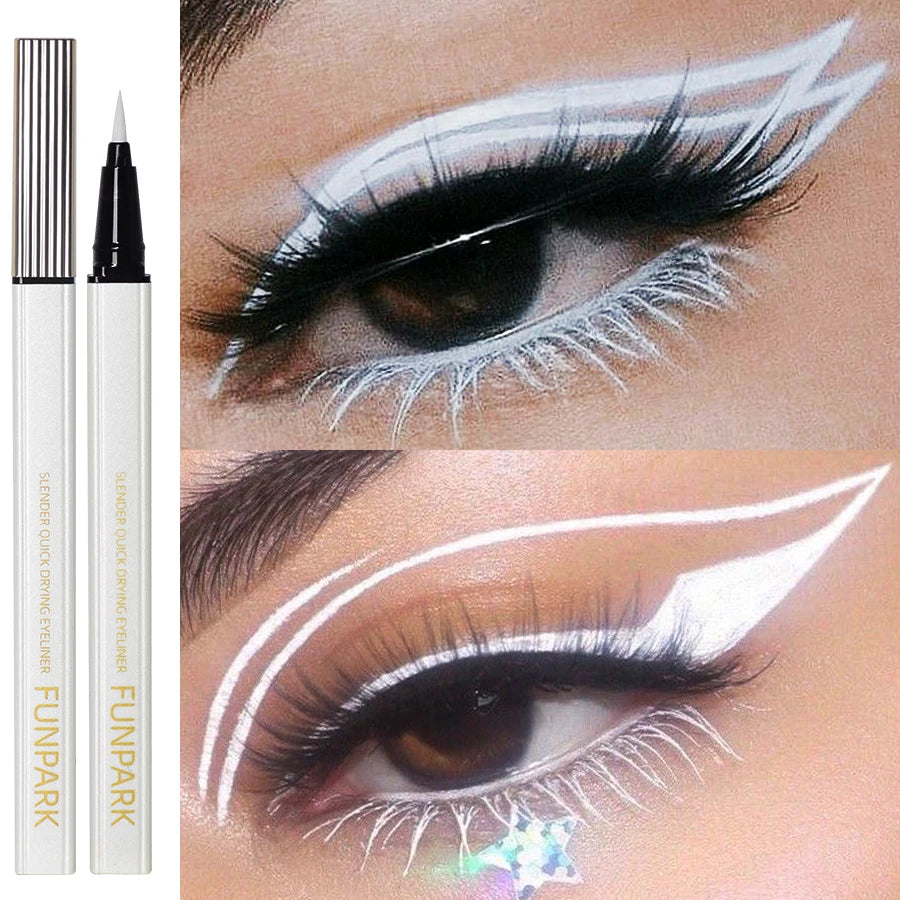 White Matte Liquid – Eyeliner – Waterproof, Long-Lasting Precision Pen✨