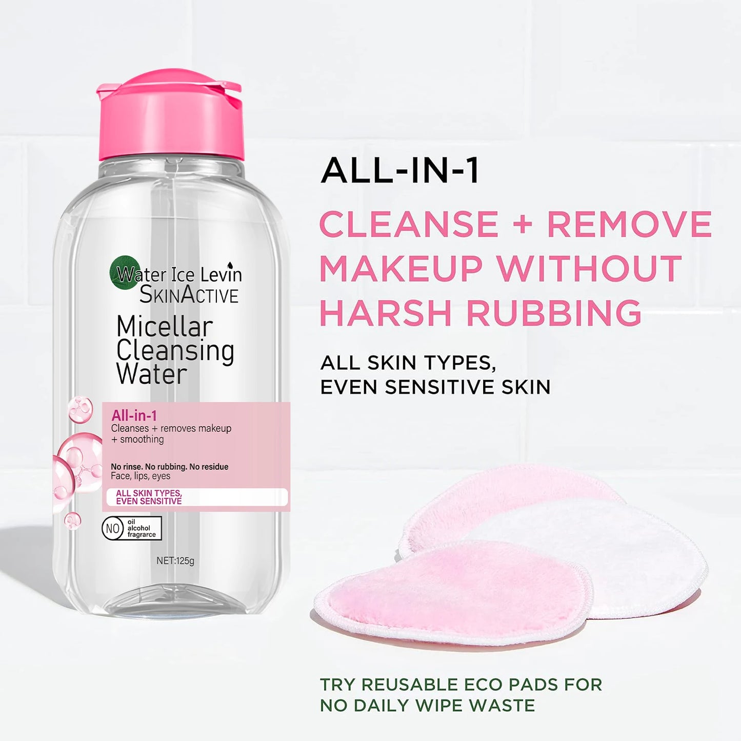 Water Ice Levin – Micellar Water – All-In-One Cleanser & Makeup  Remover ✨