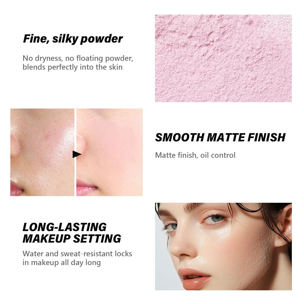 Luxury Loose Baking – & Setting Powder – Waterproof Long-Lasting Oil  Control Matte Powder✨
