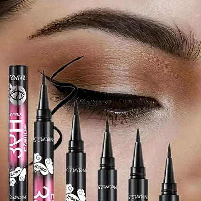 12 Pcs Luxury – Black Liquid Eyeliner Pen Set – Waterproof✨