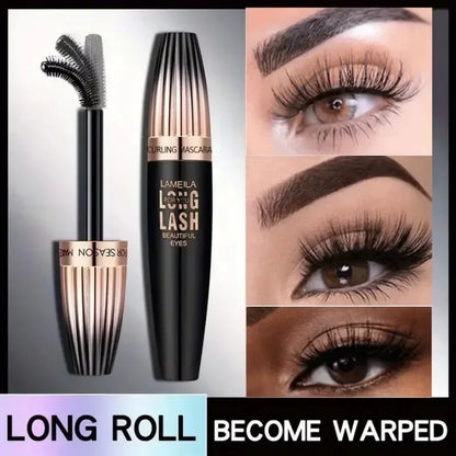 4D Waterproof Mascara – Volumizing, Lengthening & Curling Lash Mascara✨