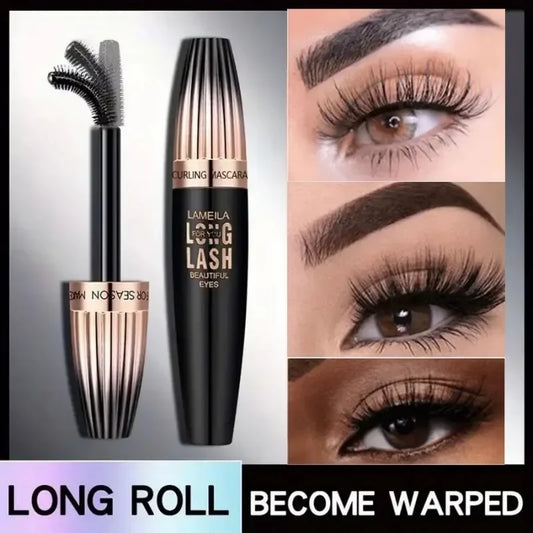 4D Waterproof Mascara – Volumizing, Lengthening & Curling Lash Mascara✨