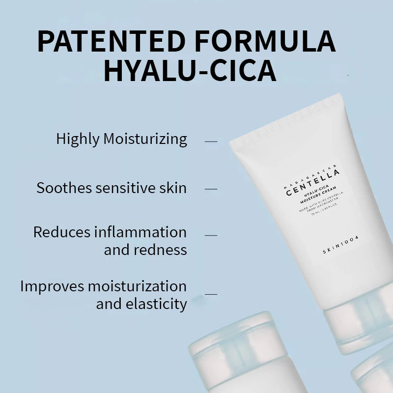 Hyalu-Cica Moisture Cream & SPF50+ Water-Fit Sun Serum – Korean Skincare