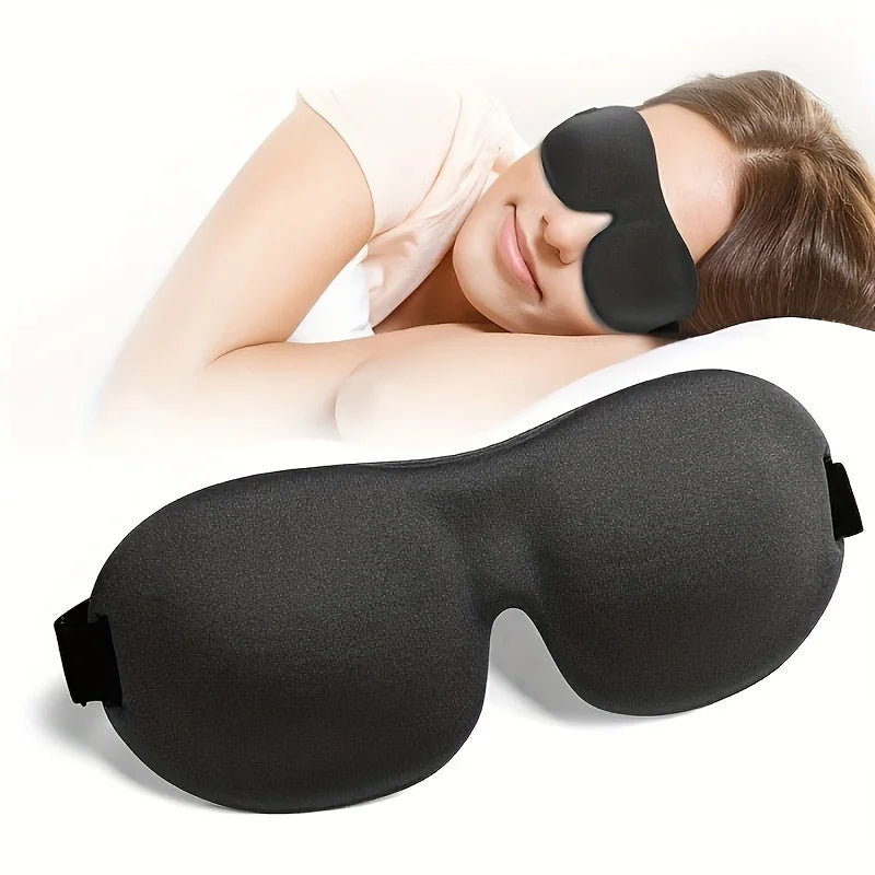3D Contoured Sleep Mask – 100% Light Blocking Eye Mask😴✨