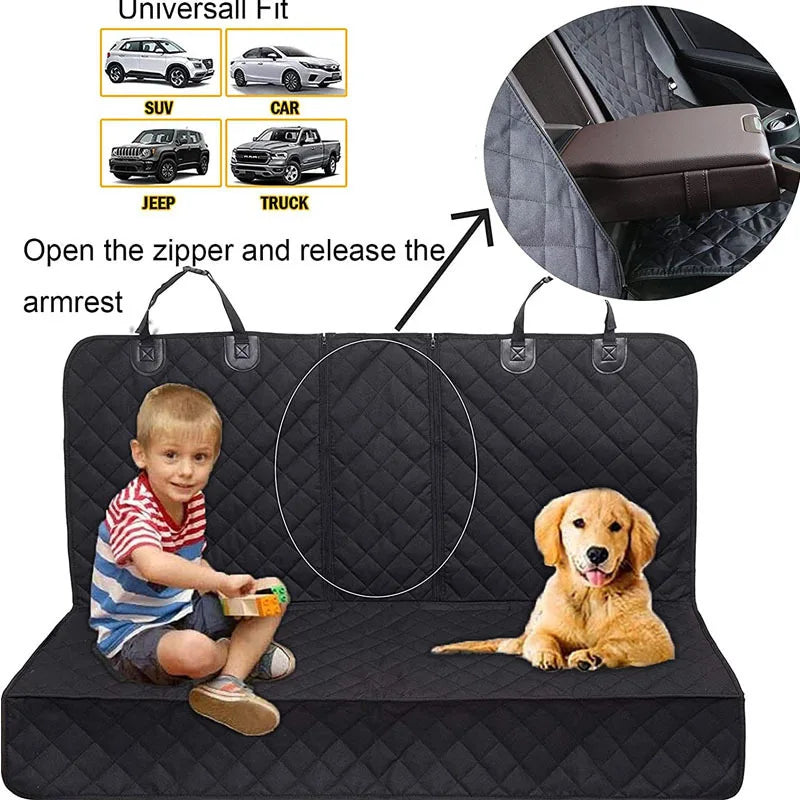 Heavy-Duty Dog Car Seat Protector – Universal Waterproof Pet Seat Cover✨