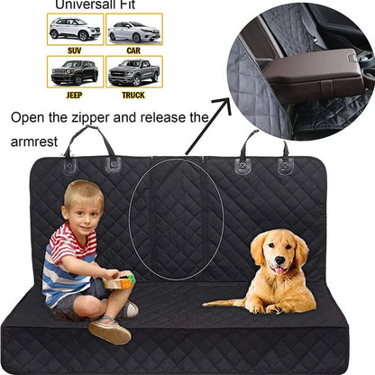 Heavy-Duty Dog Car Seat Protector – Universal Waterproof Pet Seat Cover✨