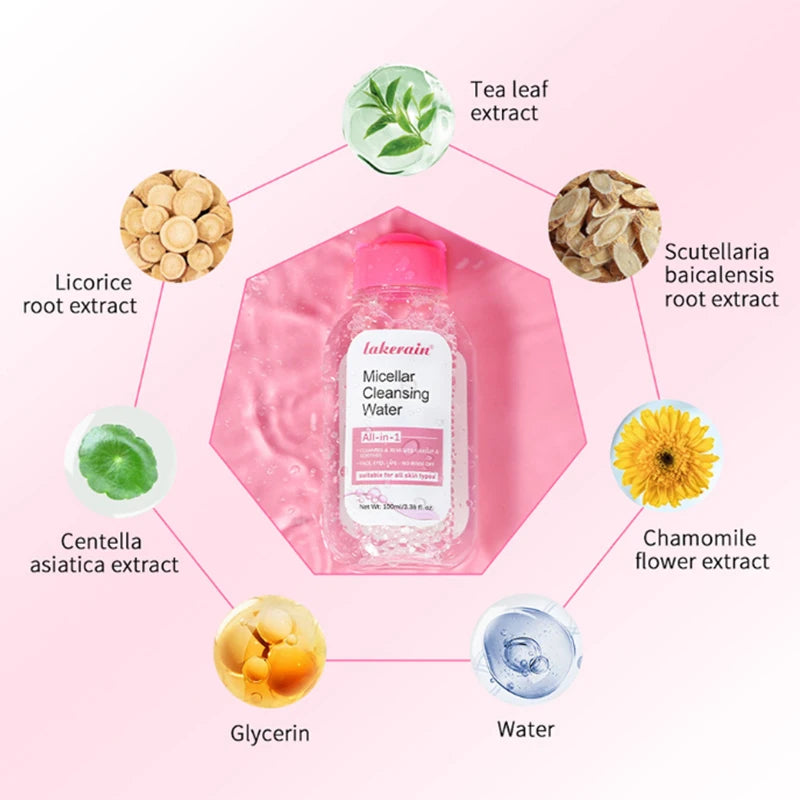 Mild Micellar Cleansing – Water – All-In-One Gentle Makeup Remover✨