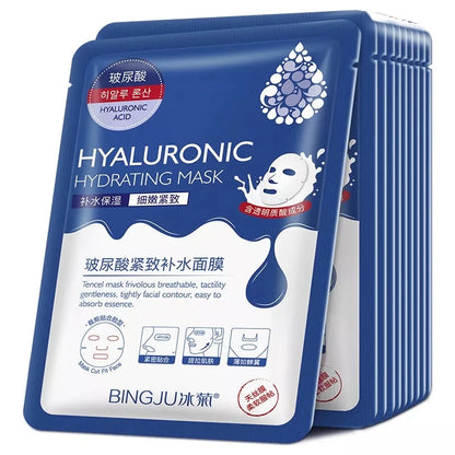 Hyaluronic Acid - Sheet Face Masks  (10pcs ) 💧✨