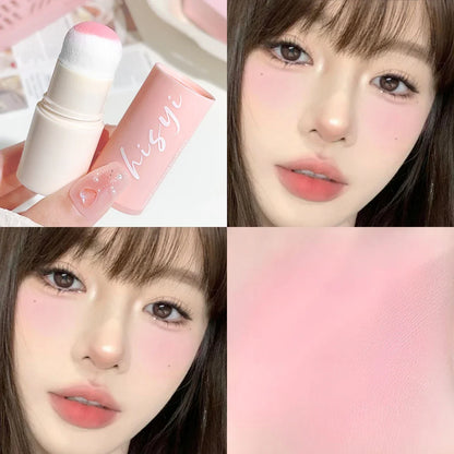 Velvet Mist Blush – Stick – Long-Lasting Cream Blush For Lips & Cheeks, Natural Korean-Style Glow✨