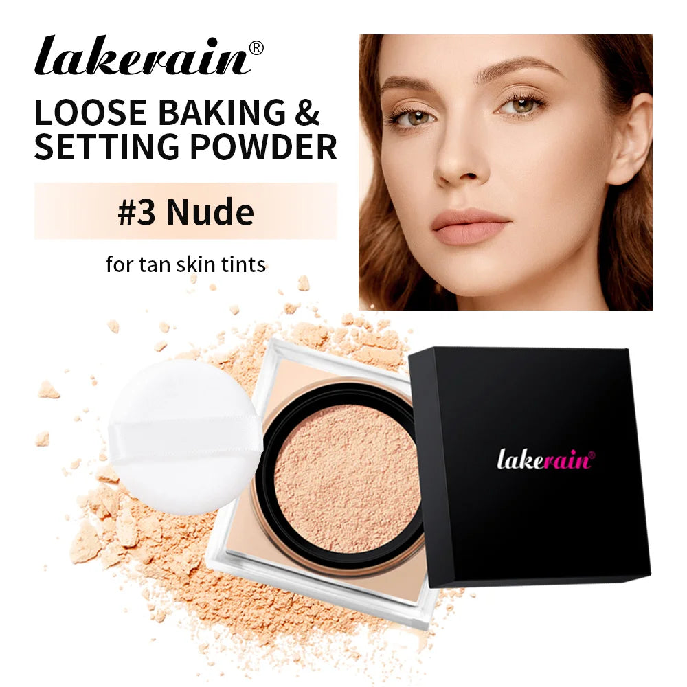 Luxury Loose Baking – & Setting Powder – Waterproof Long-Lasting Oil  Control Matte Powder✨