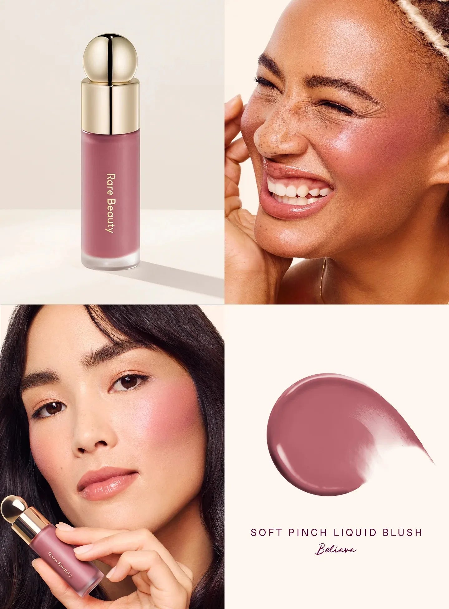 Melting Cream Blush – & Highlighter – Pearlescent Glow Makeup For Cheeks & Lips✨