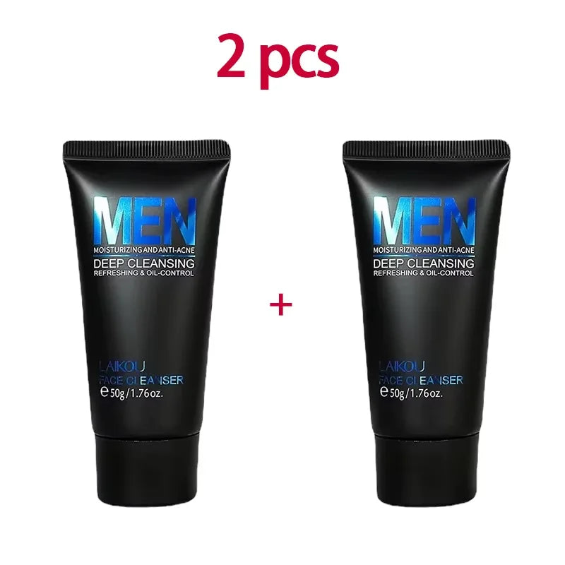 Laikou Men Facial Cleanser 50G🖤✨