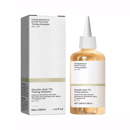 Glycolic Acid 7% Toning Solution To Remove Acne, Moisturize Skin  and Rejuvenating Lotion (100ml )