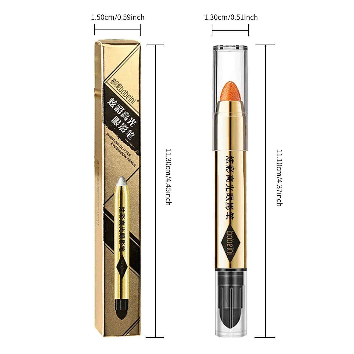 6-Color Dual-Ended Luxury – Eyeshadow Stick Set – Waterproof Long-Lasting Matte & Glitter ✨