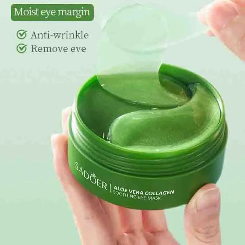 Aloe Vera Collagen Eye Patches – Hydrating & Firming Under Eye Mask✨