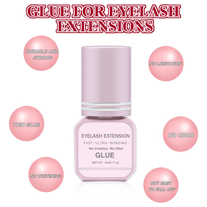 Diy Eyelash Extension – Glue – Waterproof, Quick-Dry, 14-Day Hold✨