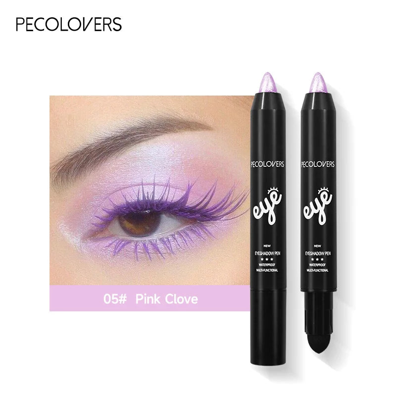 6-Color Luxury Eyeshadow – Pencil Stick Set – Waterproof Pearly Shimmer✨