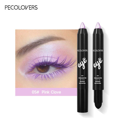 6-Color Luxury Eyeshadow – Pencil Stick Set – Waterproof Pearly Shimmer✨