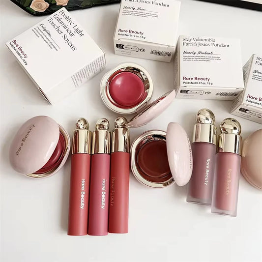 Melting Cream Blush – & Highlighter – Pearlescent Glow Makeup For Cheeks & Lips✨