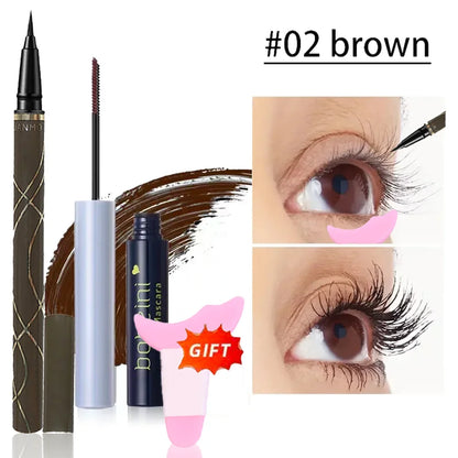 Silk Fiber Mascara – Waterproof Lengthening & Volumizing Lash Mascara✨