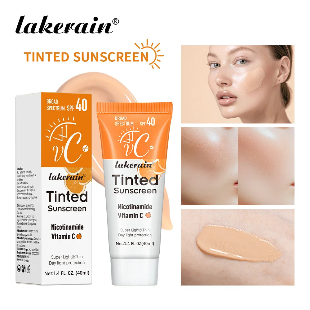 Vitamin C Tinted Mineral Sunscreen Spf 40✨