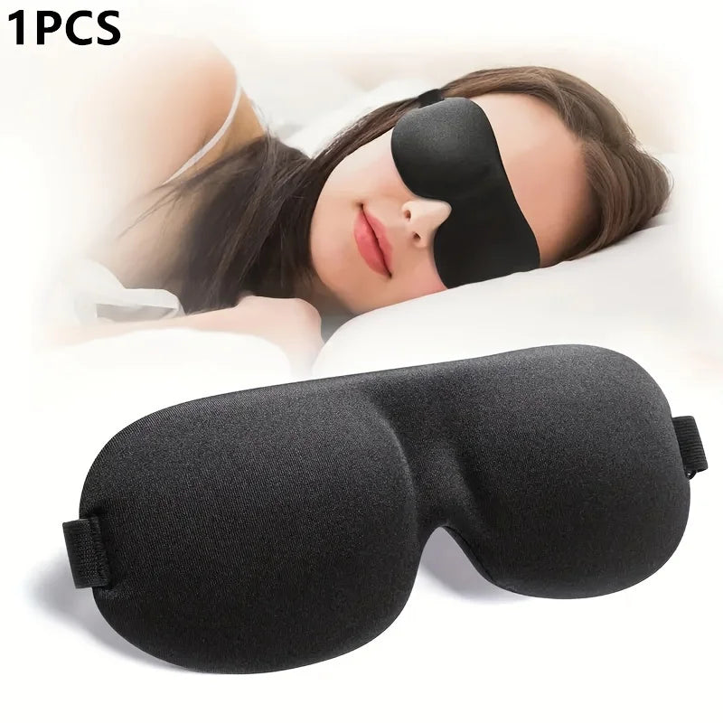 3D Contoured Sleep Mask – 100% Light Blocking Eye Mask😴✨