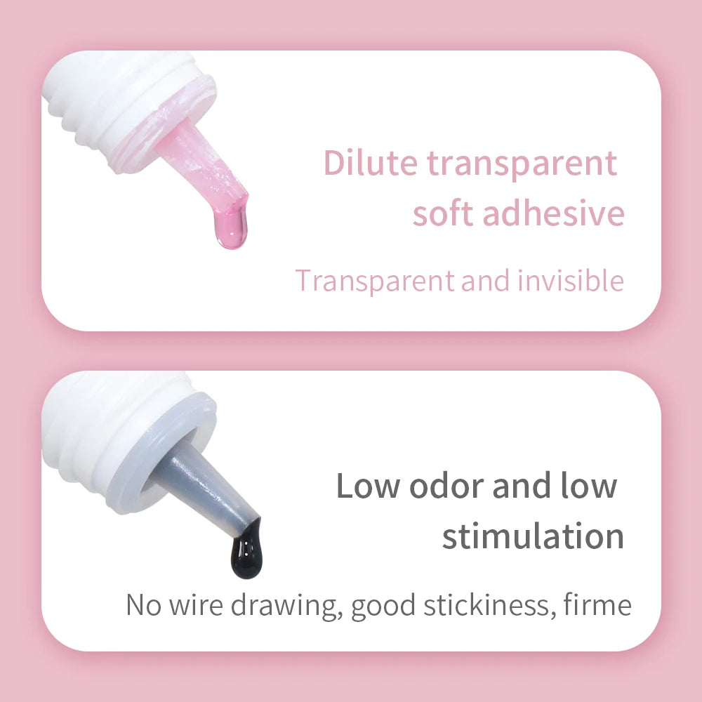 Professional Lash Glue – – 0.3–2 Sec Dry, Strong Hold Black✨