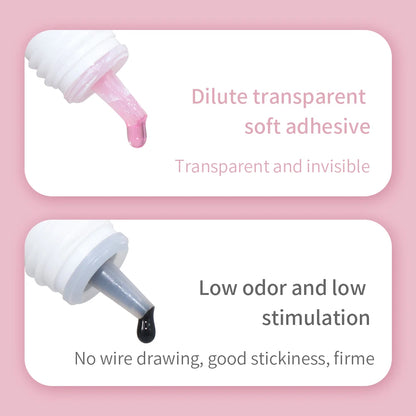 Professional Lash Glue – – 0.3–2 Sec Dry, Strong Hold Black✨