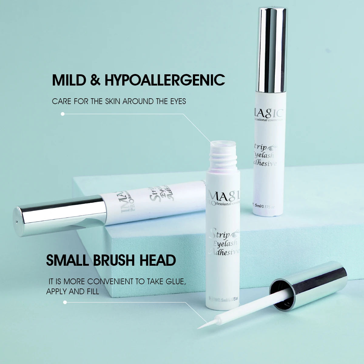 Imagic Lash Glue – & Primer – Waterproof, Quick-Dry, Long-Lasting✨