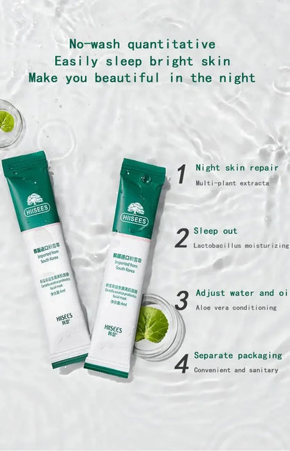 Centella Collagen Sleeping Masks (30pcs) – Anti-Aging & Moisturizing Face Care