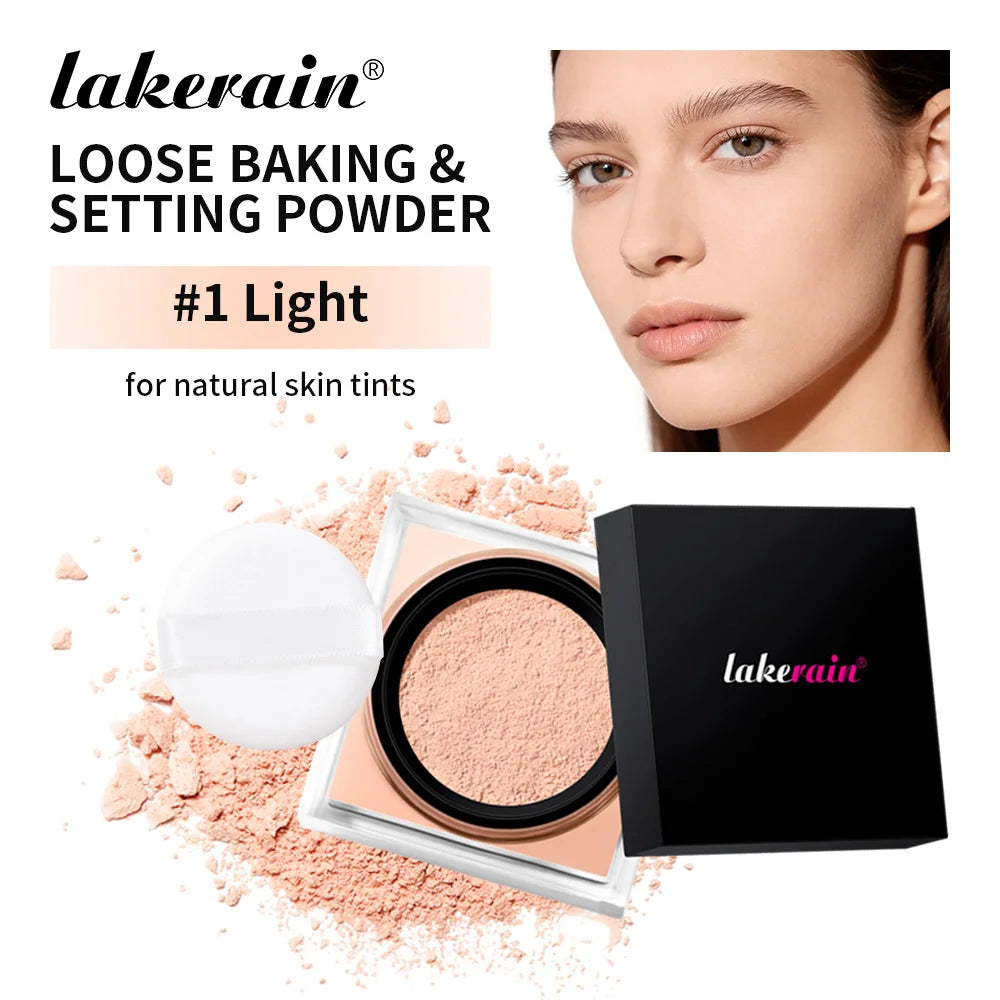 Luxury Loose Baking – & Setting Powder – Waterproof Long-Lasting Oil  Control Matte Powder✨
