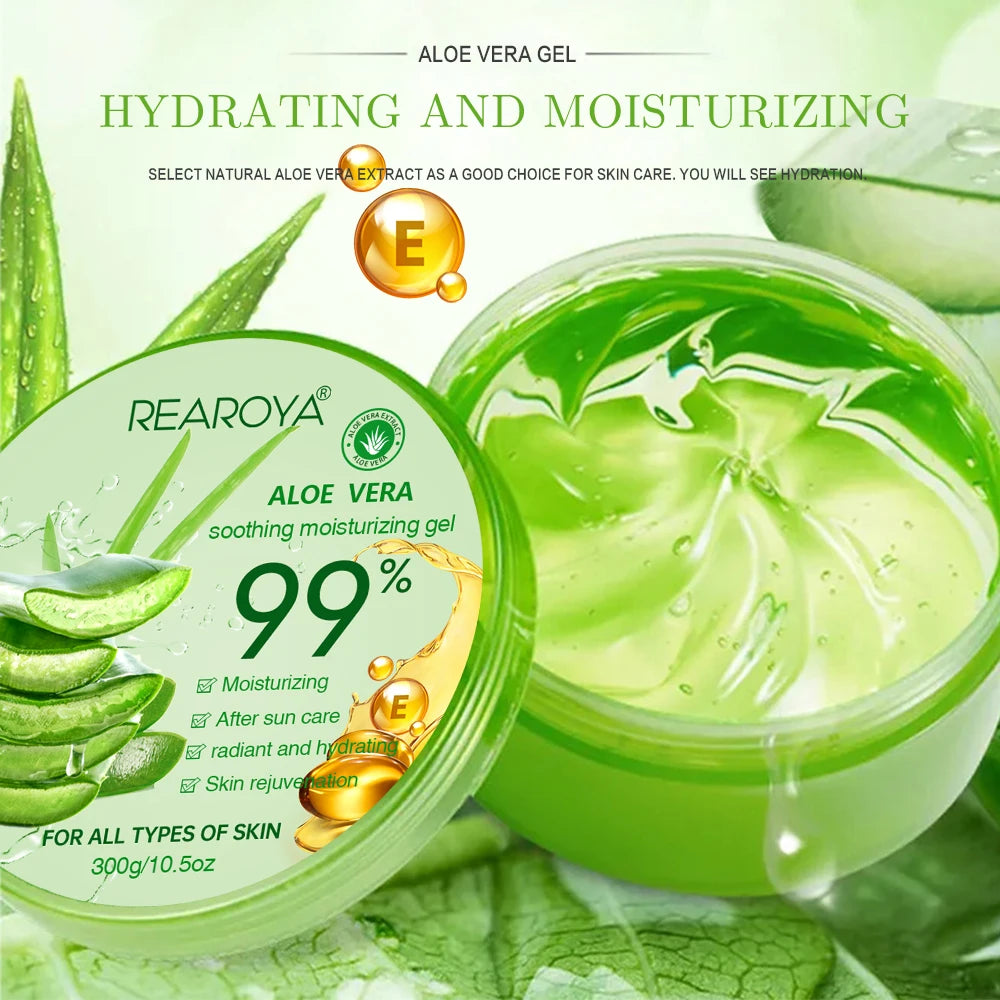 Aloe Vera (99%) – Soothing Gel Cream✨