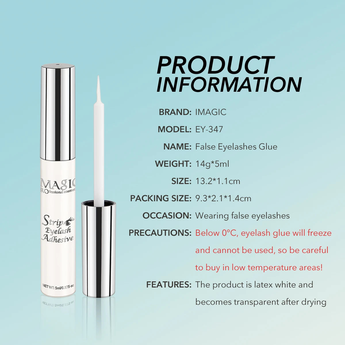 Imagic Lash Glue – & Primer – Waterproof, Quick-Dry, Long-Lasting✨