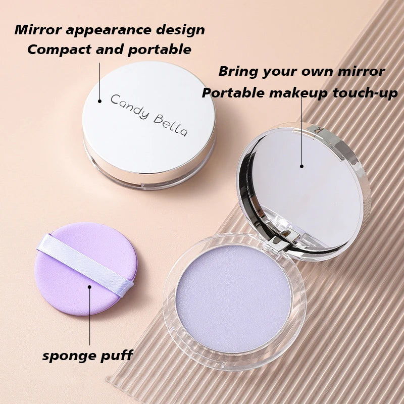 Candy Bella Violet – Cream-To-Powder Contour – Oil-Control Long-Lasting Natural Face Sculpting Powder✨