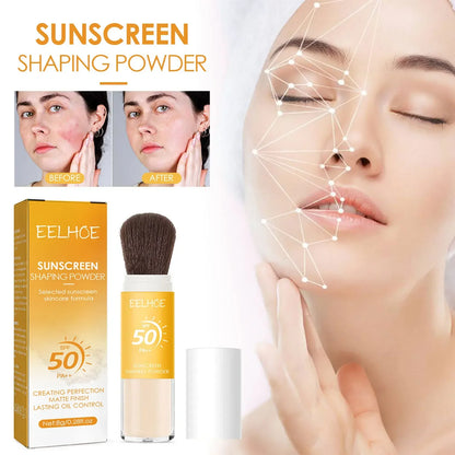 Mineral Sunscreen Setting Powder Spf 50 – Oil-Control Matte Finish✨