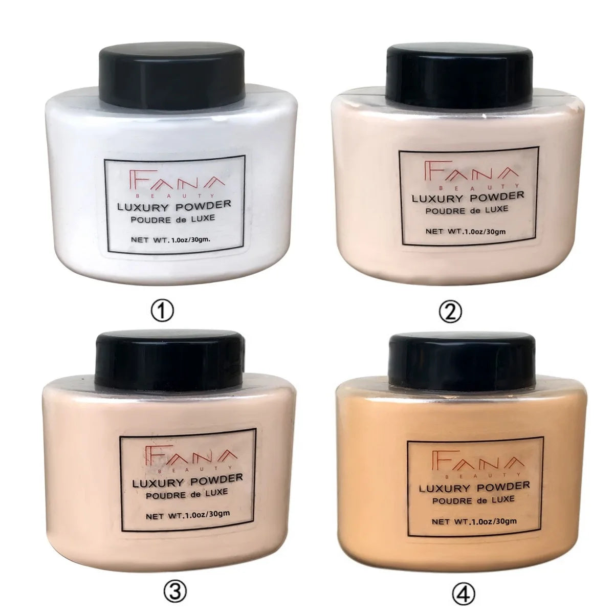 4-Color Luxury Banana – Setting Powder – Waterproof Long-Lasting Oil-Control Face Powder✨