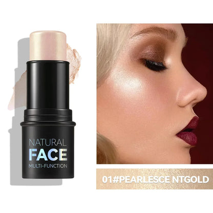 Multi-Function Contour & Highlighter Stick – Cream Bronzer, Blush &amp; Brightening Concealer Makeup Pen✨