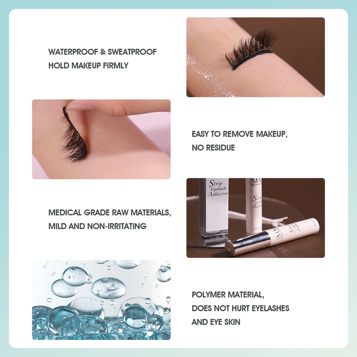 Imagic Lash Glue – & Primer – Waterproof, Quick-Dry, Long-Lasting✨